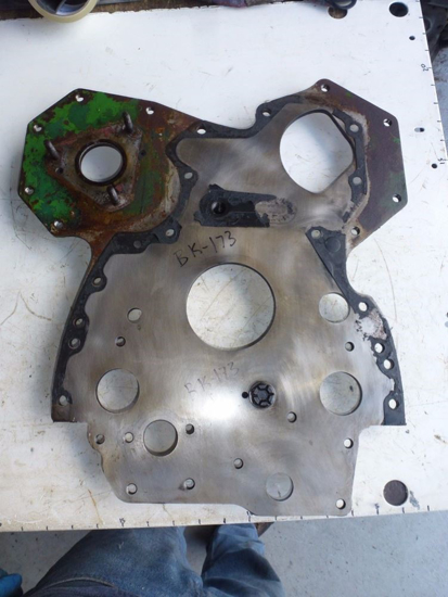 Picture of John Deere R56736 Engine Timing Cover Plate Front Engine to Tractor T20295