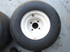 Picture of 2 Smooth 19x10.5-8 Tires Wheels Rims to Toro 3250D Greensmaster Mower 19x10.50-8