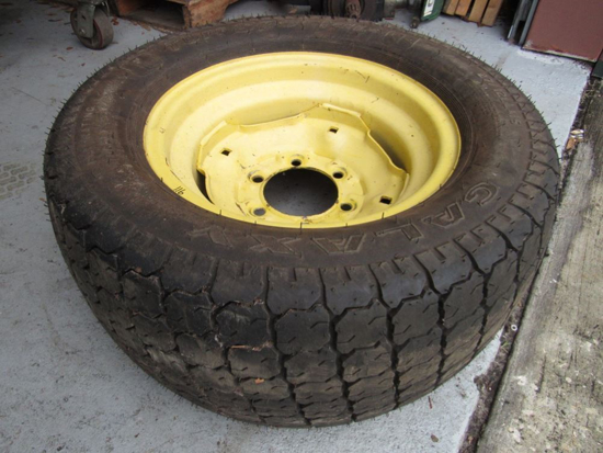 Picture of Galaxy Turf Special 27/12LLx15 Tire on John Deere JD3047 Rim 27/9.5-15 Wheel 27x12-15 27x12.00-15