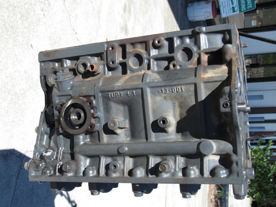 Picture of Kubota 1J574-01016 Cylinder Block Crankcase V3800-T Diesel Engine After Serial 8E0001