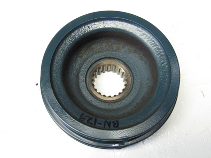 Picture of Kubota 1J730-74283 Crankshaft Fan Drive Pulley off V2607-CR-T-EF08 1J730-74282