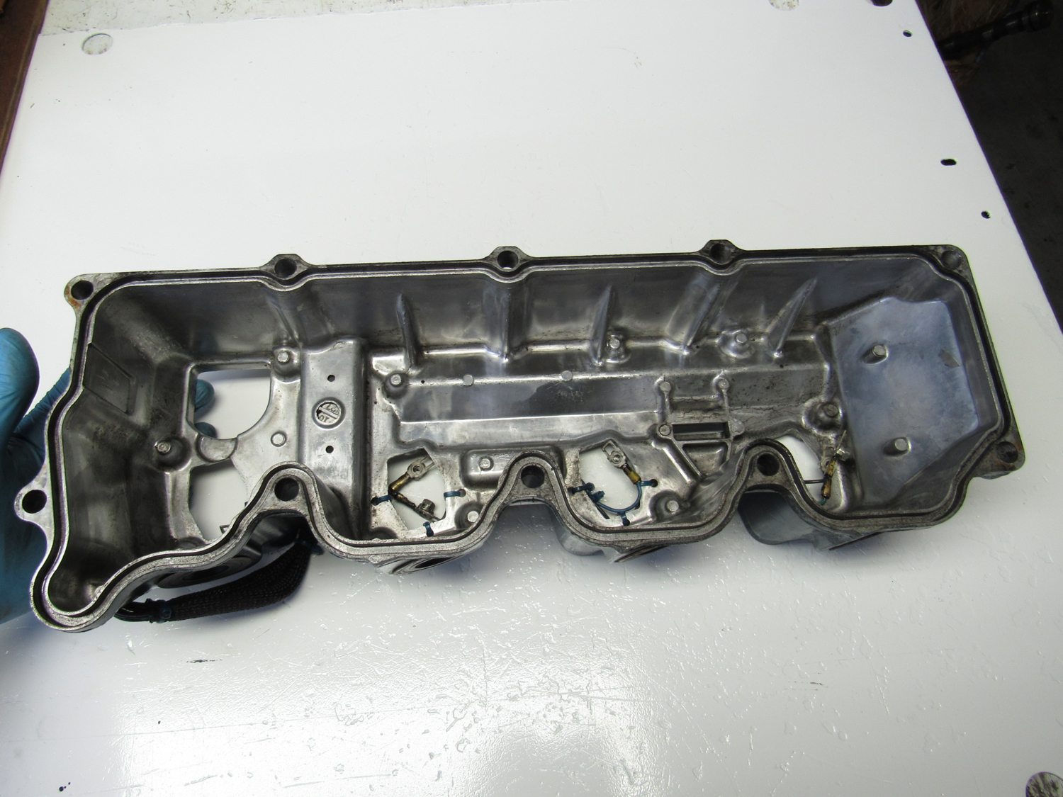 Eastern Triangle Enterprises LLC EStore. Kubota 1J50014503 Cylinder Head Valve Cover off V3800