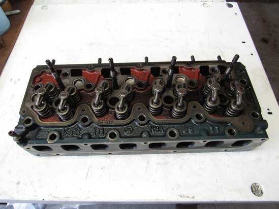 Picture of Cylinder Head w/ Valves 1J574-03026 Kubota V3800 Diesel Engine 1J574-03025 1J574-03024 1J574-03023 1J574-03022 1J574-03020