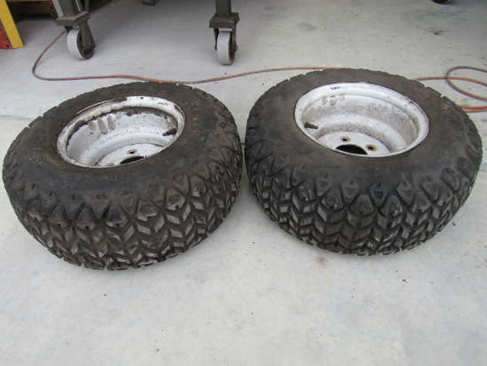 Picture of 2 Carlisle 20x10.00-10 All Trail II Turf Tires on Toro GM 4000D Rims