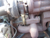 Picture of 1999 Kubota D1105T Turbo Diesel Engine Motor Power Unit 1530 Hours Rated 32.8HP w/ Radiator Hood Frame