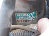 Picture of 1999 Kubota D1105T Turbo Diesel Engine Motor Power Unit 1530 Hours Rated 32.8HP w/ Radiator Hood Frame