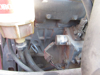 Picture of 1999 Kubota D1105T Turbo Diesel Engine Motor Power Unit 1530 Hours Rated 32.8HP w/ Radiator Hood Frame