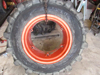 Picture of Kubota TC050-00880 TA040-27730 Tire and Rim Set Pair 17.5-24 Rear  Tractor Tire