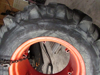 Picture of Kubota TC050-00880 TA040-27730 Tire and Rim Set Pair 17.5-24 Rear  Tractor Tire