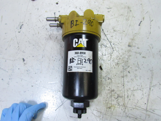 Picture of Cat Caterpiller  360-8958  452-0344 Engine Fuel Filter w/Filter Head 3608958  4520344