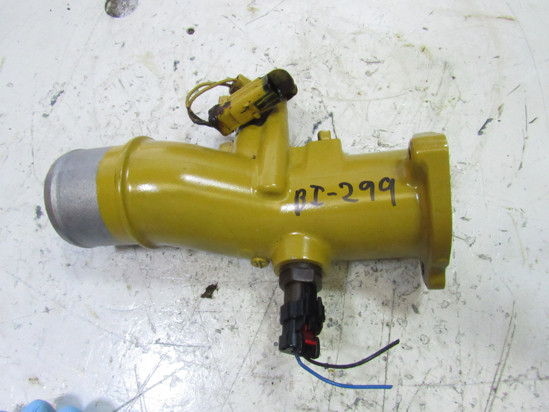 Picture of Cat Caterpiller   434-0514 369-1658  Air Inlet Angled Pipe W/ Sensor and Solenoid Valve 4340514 3691658