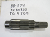 Picture of John Deere YZ80855 LH Left Universal Drive Axle Brake Shaft